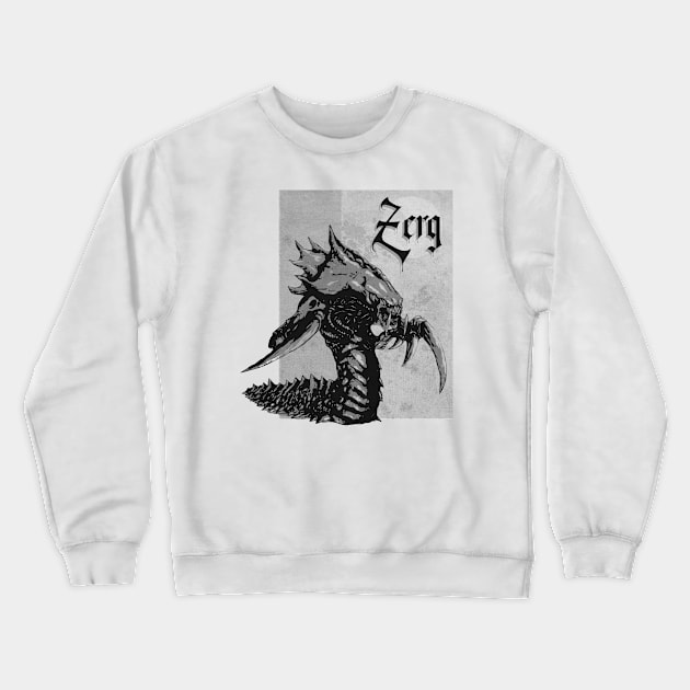 Zerg Propaganda Crewneck Sweatshirt by CTShirts